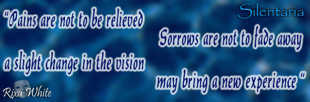 'A slight change'' - a poem by Rixa White - Silentaria